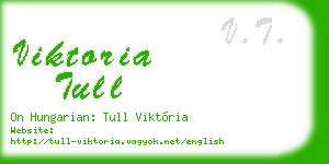 viktoria tull business card
